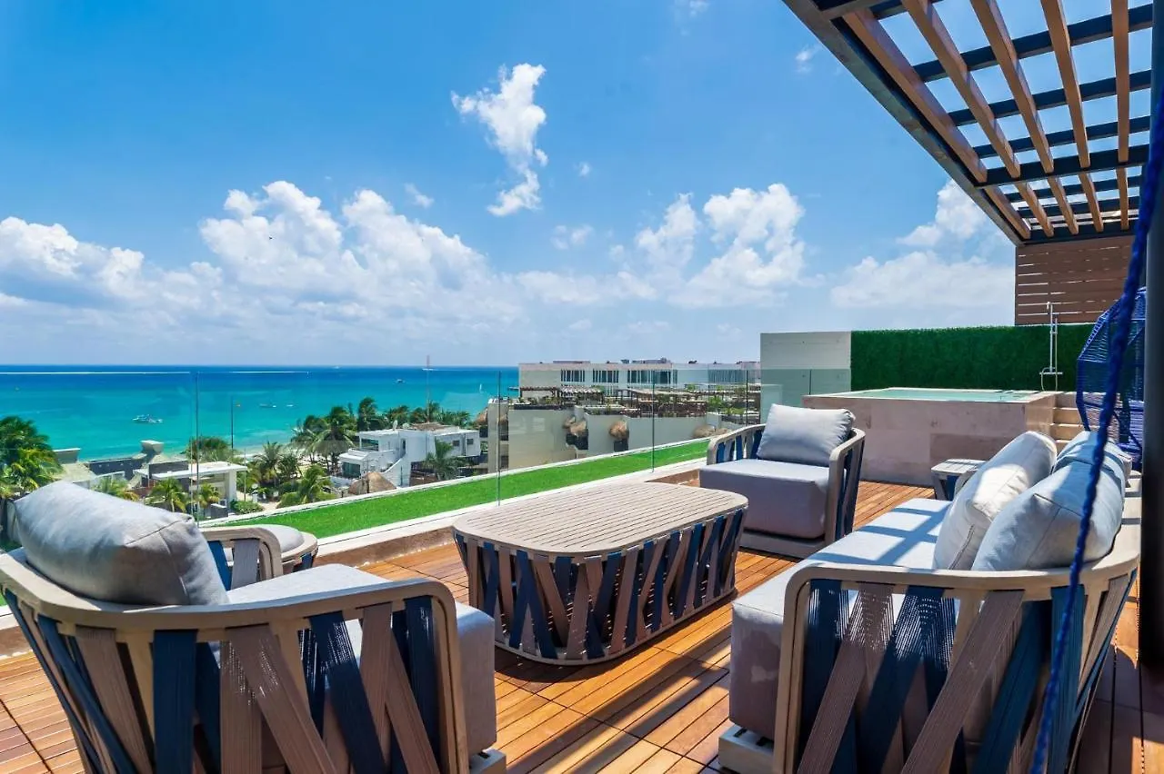 Lägenhet Oce31- Oceana 2 Bedroom Amazing Ocean View Penthouse Playa del Carmen Mexiko