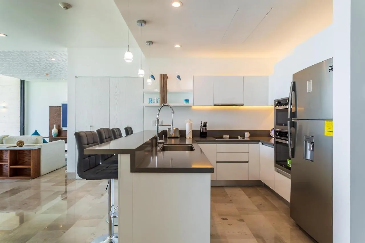 Oce31- Oceana 2 Bedroom Amazing Ocean View Penthouse Playa del Carmen Mexikó